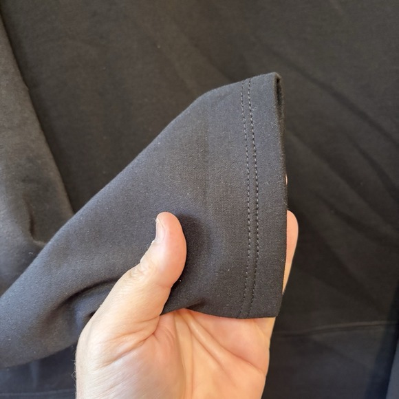 Dear Scarlett Women's Two Piece Too Pants Black 2XL Loungewear Set NWOT Wide Leg - Picture 5 of 7